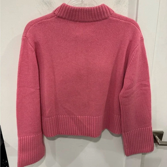 Pink Crew Neck Sweater